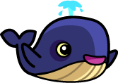 Whale pet artwork