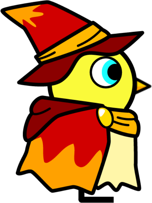 right view of Fire Wizard Outfit