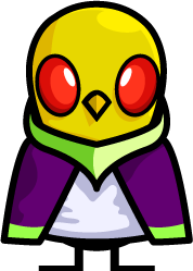 Purple-Caped Duck artwork