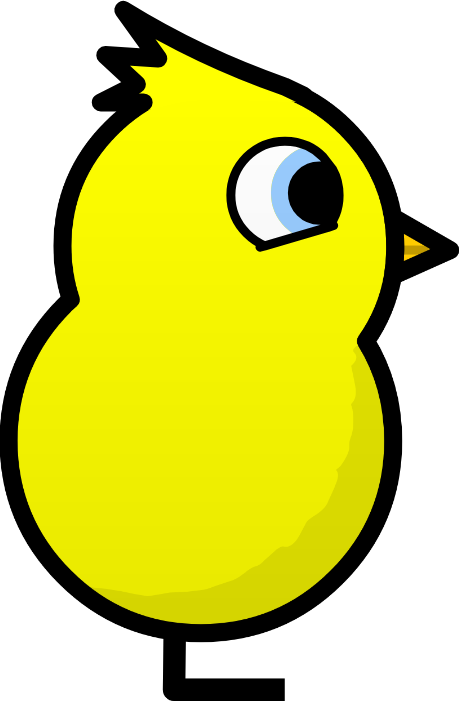 Yellow Tufted Duck artwork