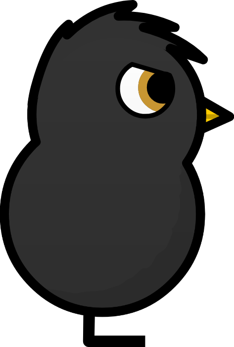 Black Tufted Duck artwork