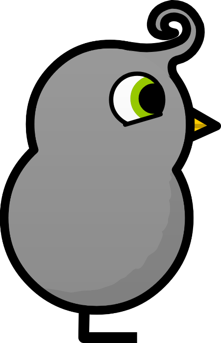 Gray Curly Duck artwork