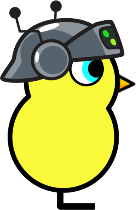 Robot hat artwork