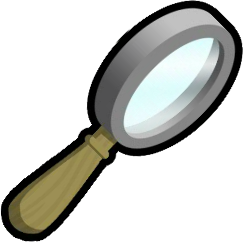 Magnifying glass artwork