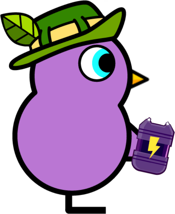 Lavender Gardener Duck artwork
