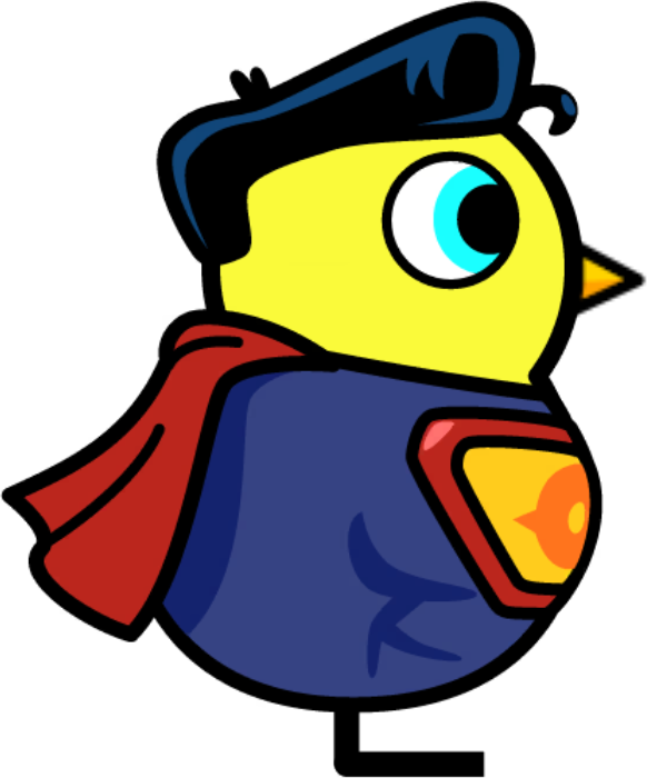 right view of Superduck Outfit
