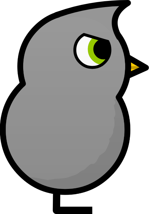 Gray Tufted Duck artwork