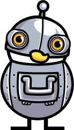 Silver Robot Duck artwork