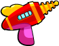 Laser gun artwork