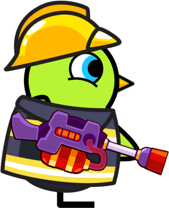 Desert Tournament Firefighter Duck artwork