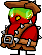 Goggled Red Duck artwork