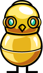 Gold Robot Duck artwork