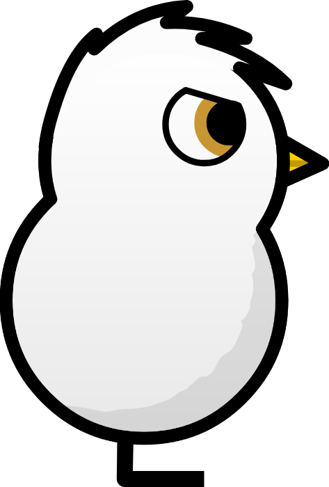 White Tufted Duck artwork