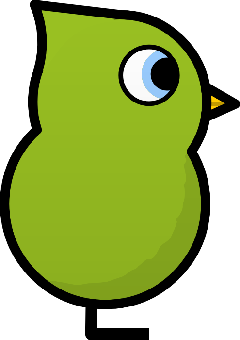 Green Flat-Haired Duck artwork