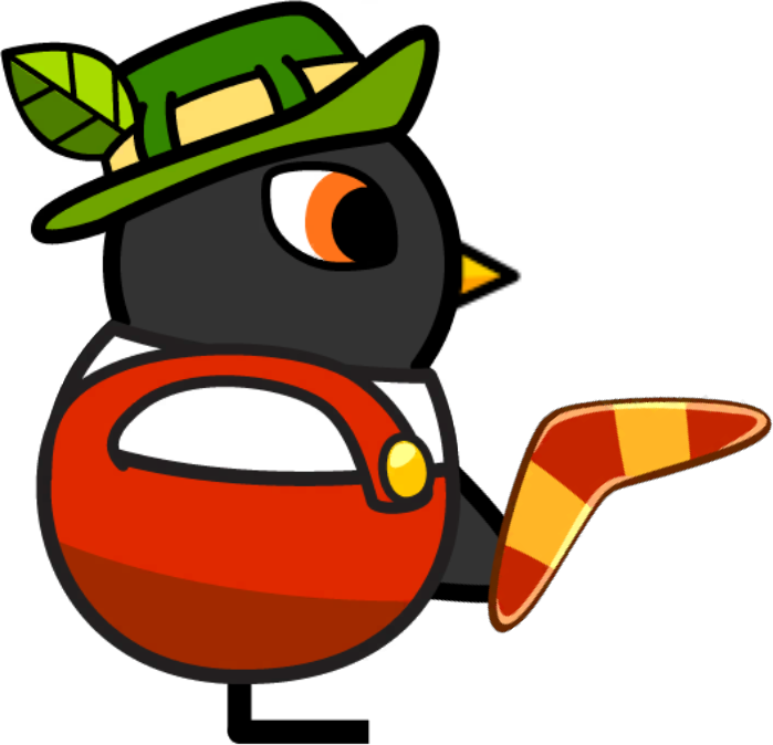 Black Gardener Duck artwork