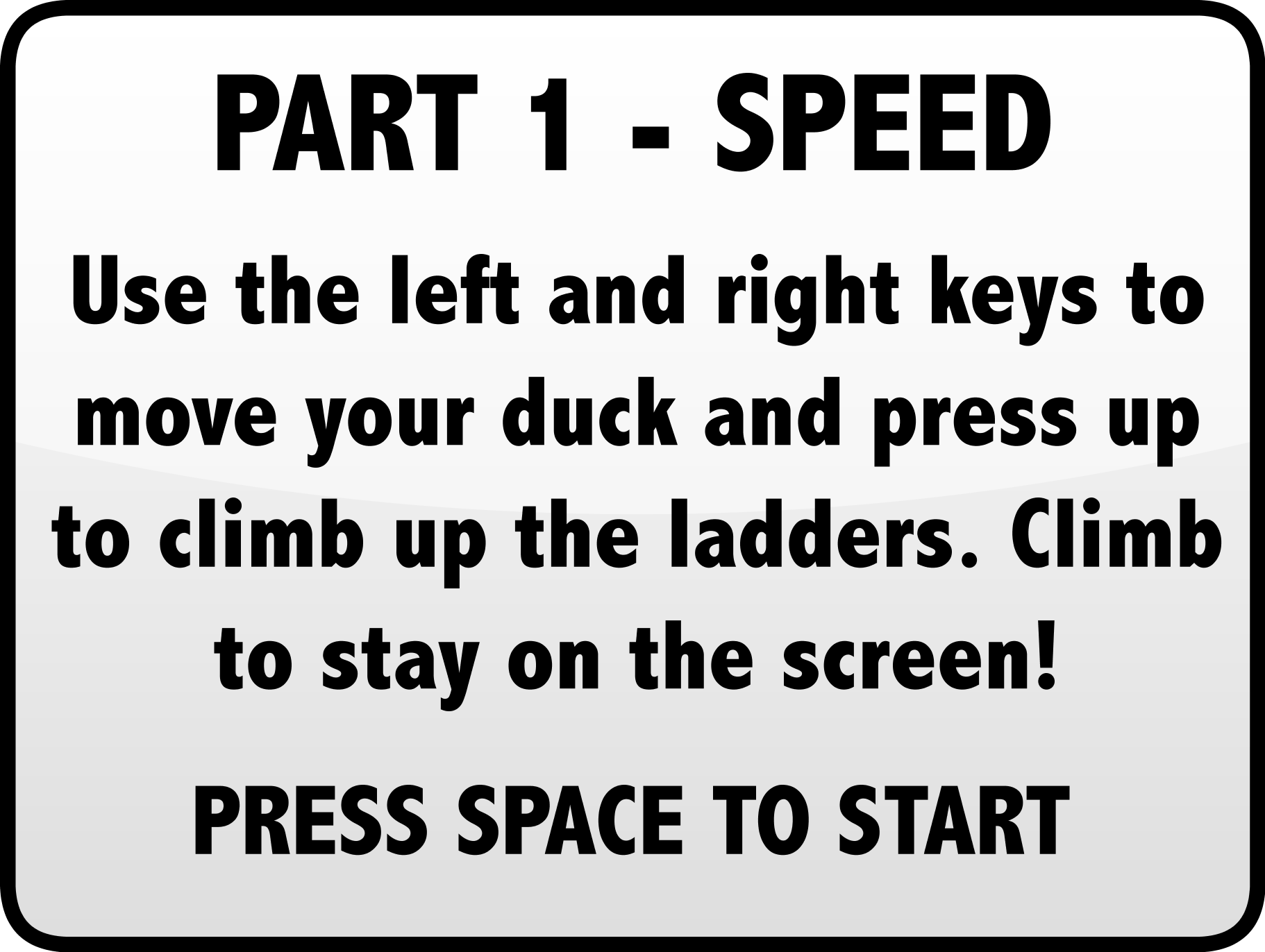 Climbing Speed instructions