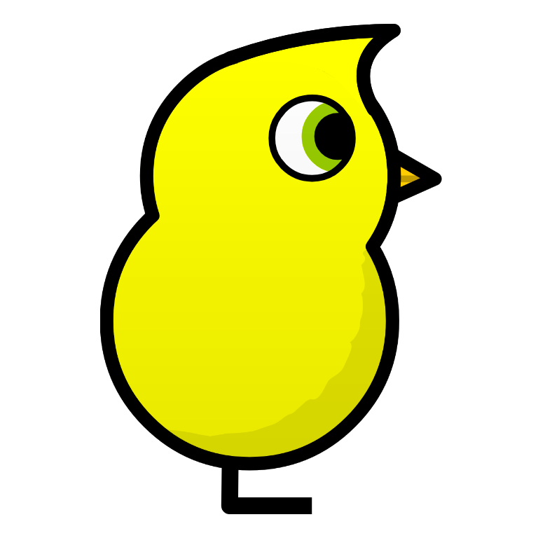 Swept Haircut on a plain yellow duck