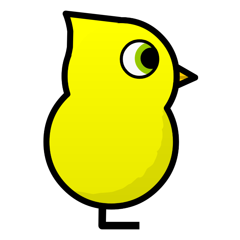 Flat-Top Haircut on a plain yellow duck