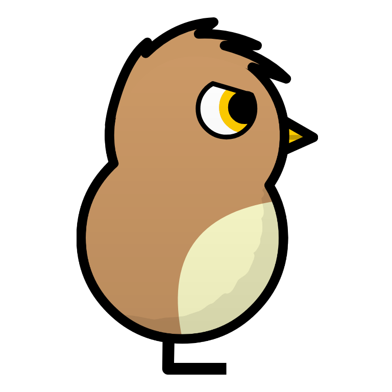 Example duck hatched from Brown spotted egg