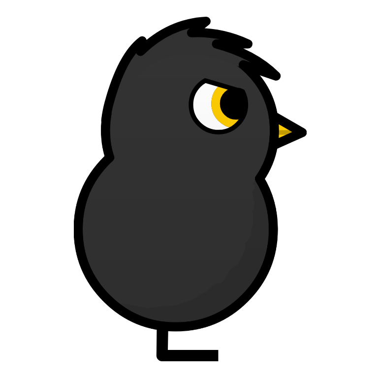 Example duck hatched from Black egg