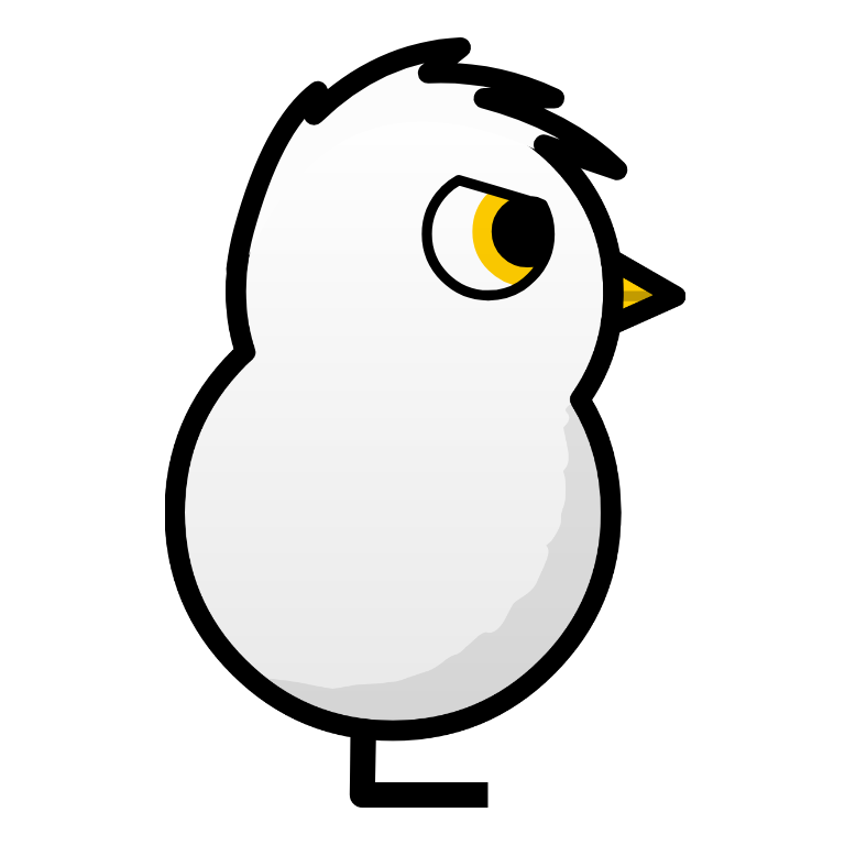 Example duck hatched from White Egg
