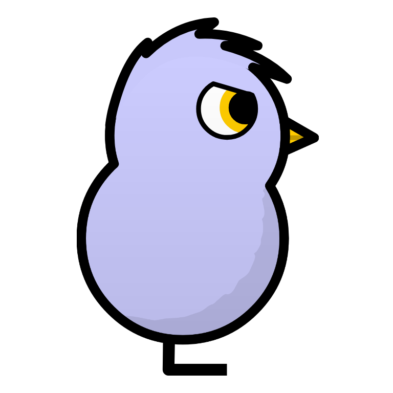 Example duck hatched from Lilac Egg