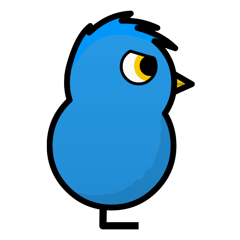 Example duck hatched from Dark blue egg