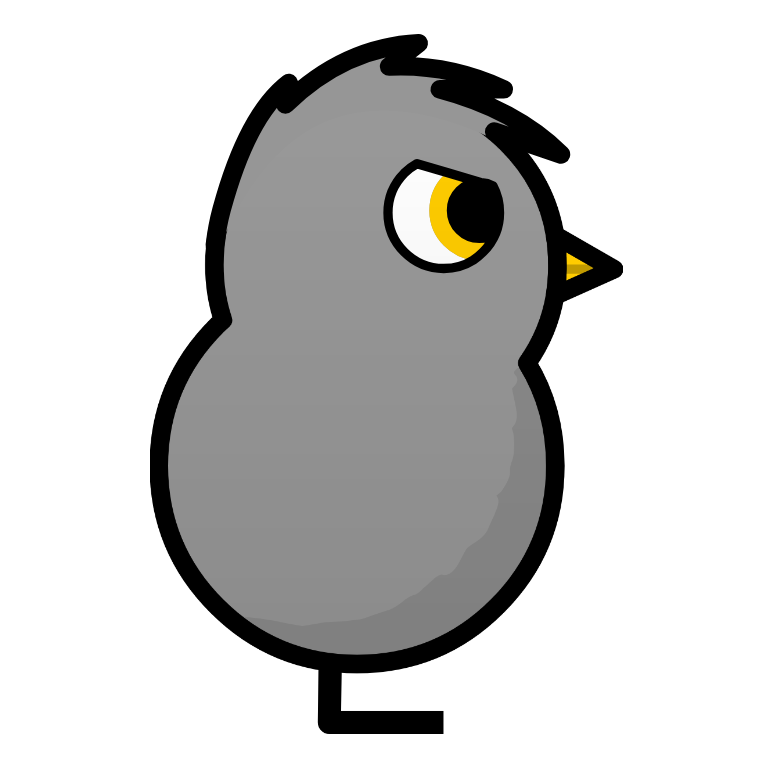 Example duck hatched from Grey Egg