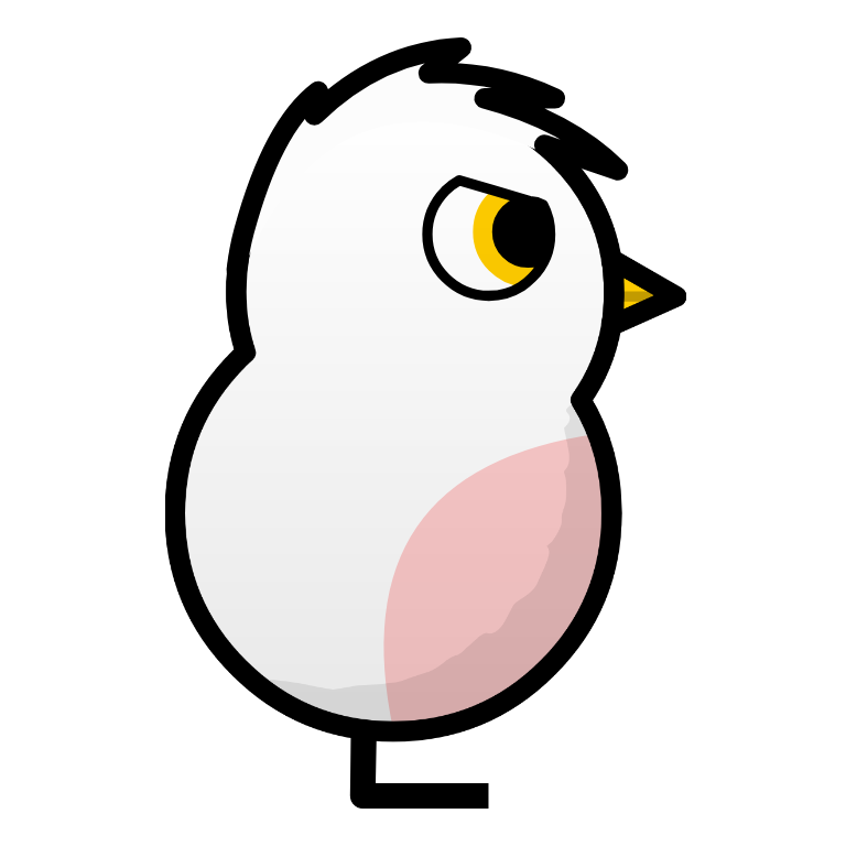 Example duck hatched from White spotted egg