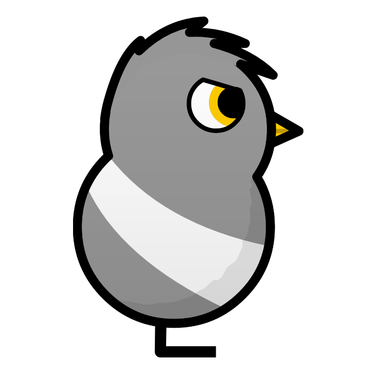 Example duck hatched from Grey Stripy Egg