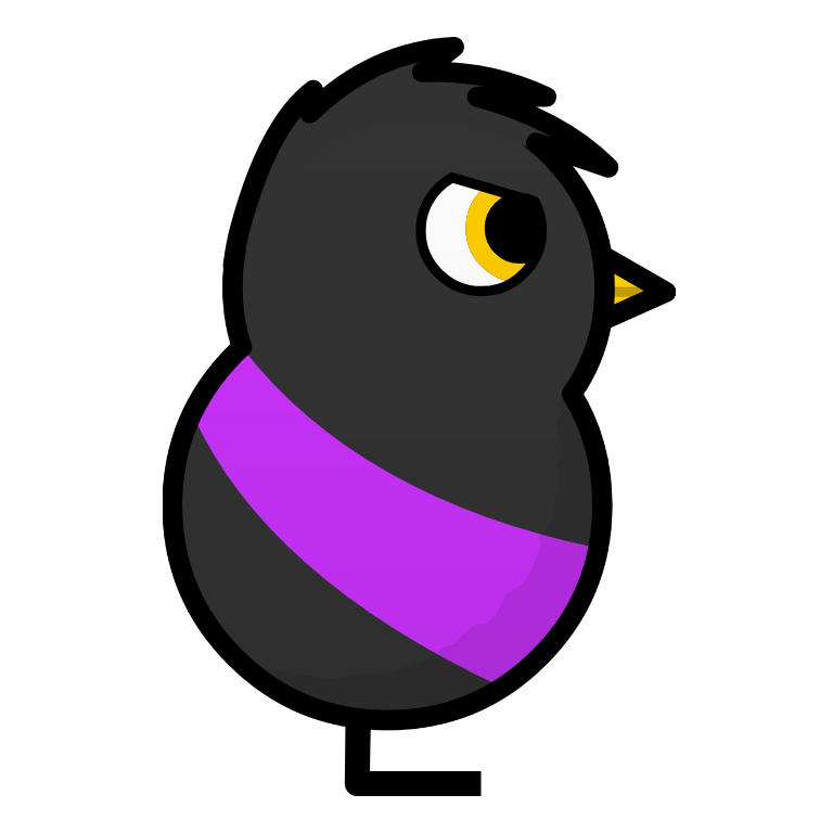 Example duck hatched from Black Stripy Egg