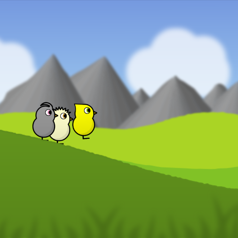 Cream Spiky Duck’s Race artwork