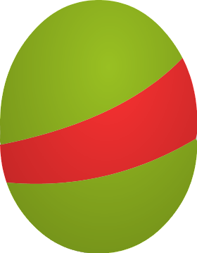 Green Stripy Egg artwork