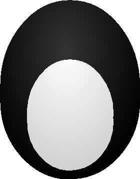 Black spotted egg (Duck Life 4 Classic — Glacier) artwork