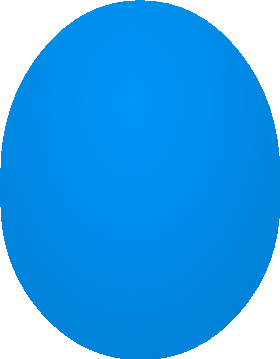 Dark blue egg artwork