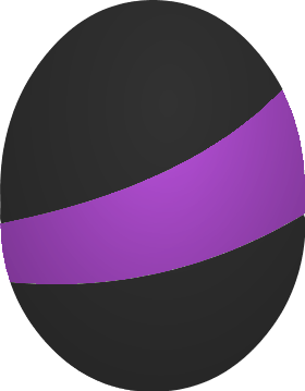 Black Stripy Egg (Duck Life 4 Classic — Volcano) artwork