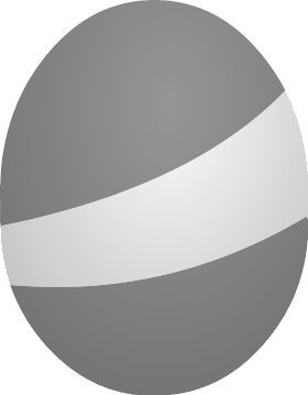 Grey Stripy Egg artwork