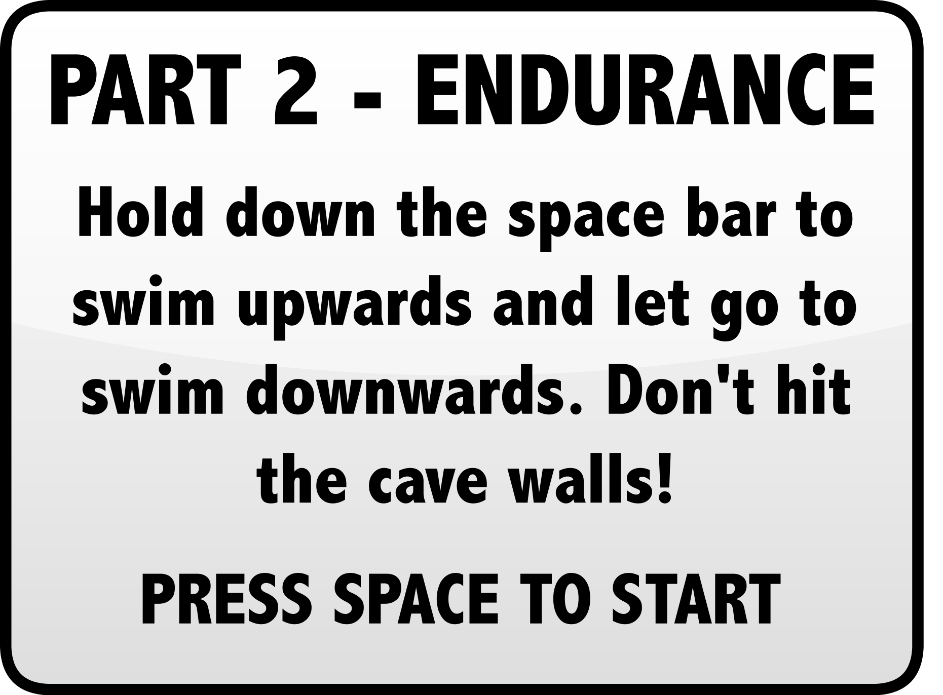 Swimming Endurance instructions