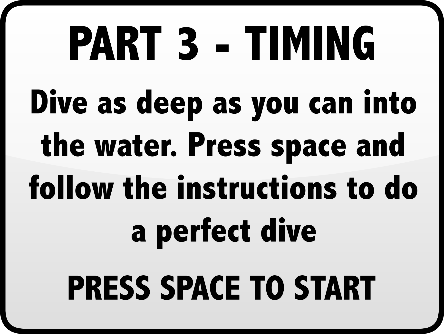 Swimming Timing instructions