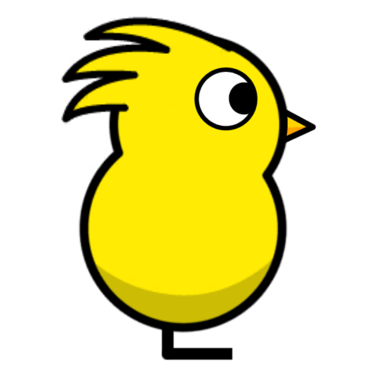 Aerodynamic-do on a plain yellow duck