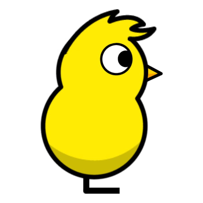 Bed Hair on a plain yellow duck