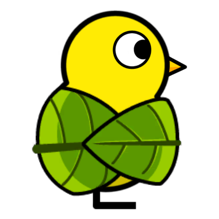 Big Leaf Shirt on a plain yellow duck