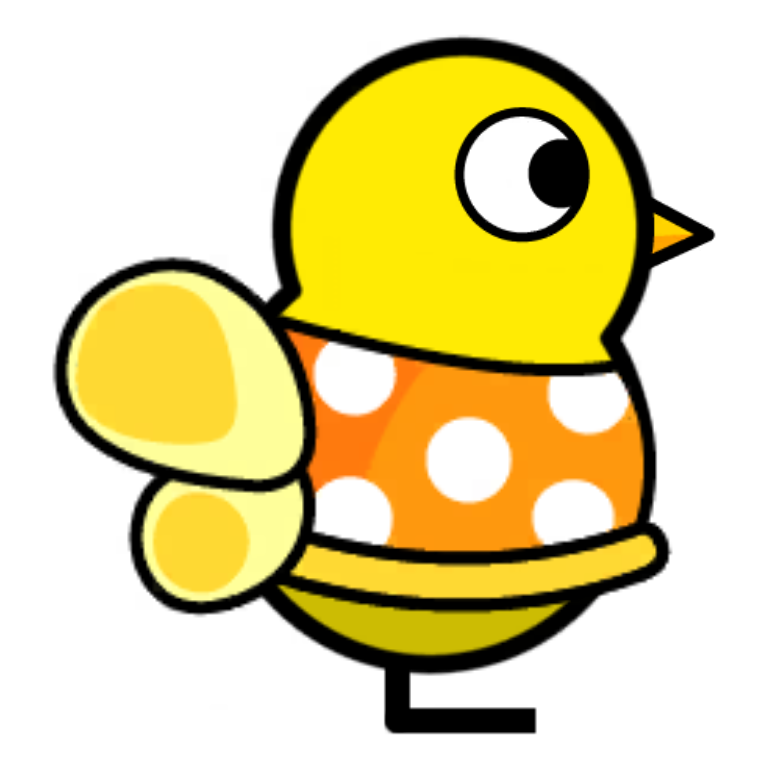 Butterfly Shirt on a plain yellow duck