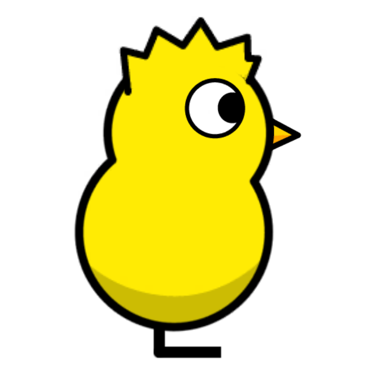 Classic Spikes on a plain yellow duck