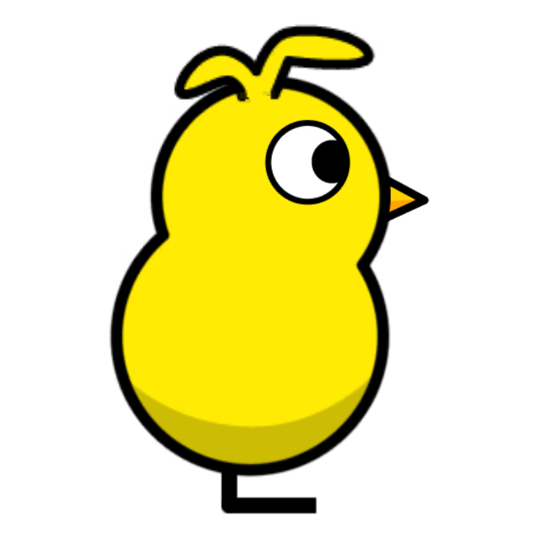 Copter Cowlick on a plain yellow duck