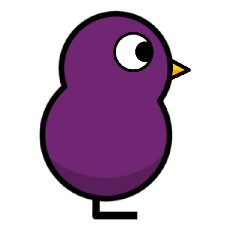Example duck from Damson Plum egg