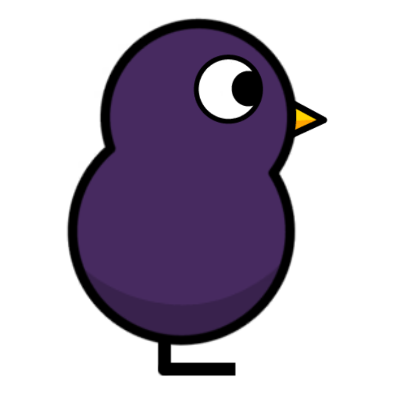 Example duck from Dark Purple egg