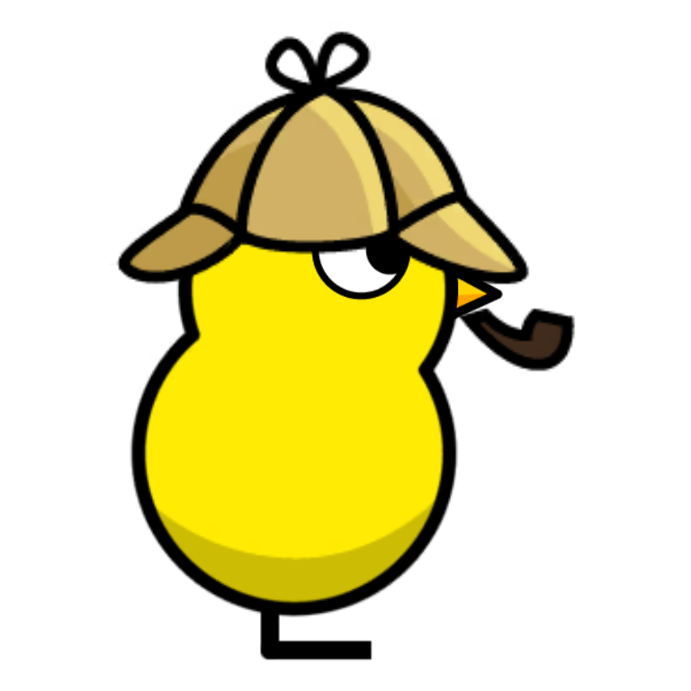 Detective Hat on a plain yellow duck