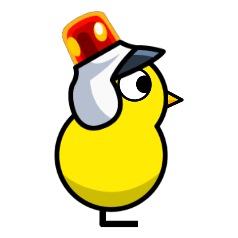 Emergency Hat on a plain yellow duck