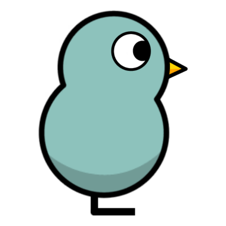 Example duck from Faded Fuzz Egg